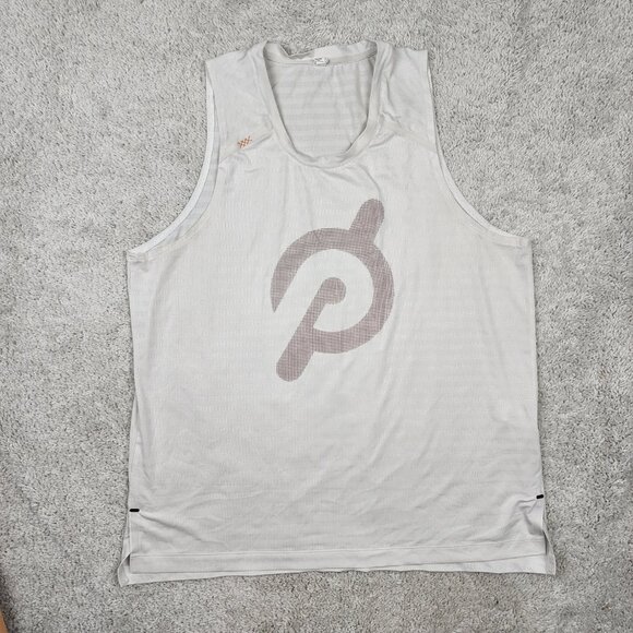 Rhone X Peloton Running Gym Fitness Tank top Collabe Light Grey Tank Size XL USA - Picture 2 of 6